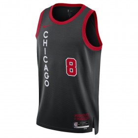 Dres Chicago Bulls Zach LaVine Nike 2023-24 City Edition Crno Swingman